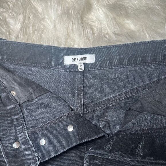 RE/DONE 50s Cutoff High Waist Denim Shorts - Picture 7 of 7